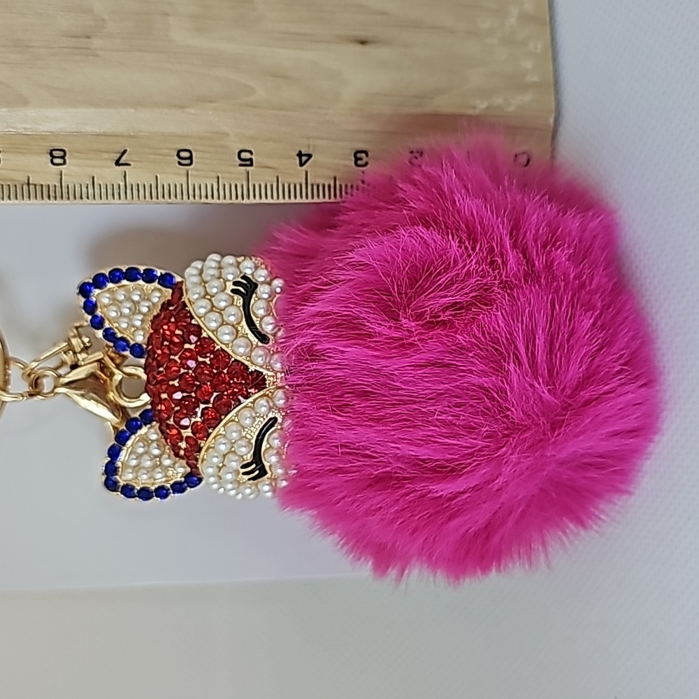 Fifi the Fox ๐ฆโจ Fox Rhinestone Bag Charm & Keychain - Picture 8 of 9